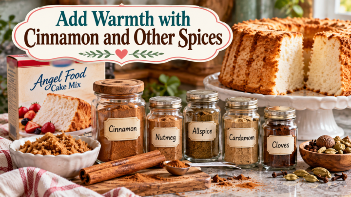 add warmth with cinnamon and other spices