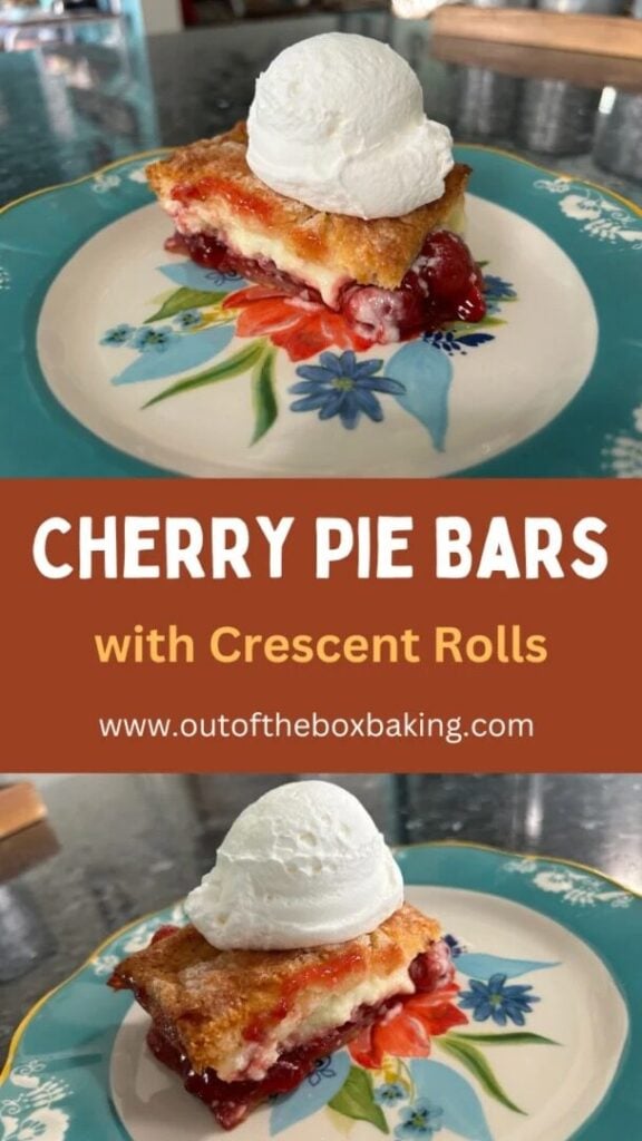 cherry pie bars with crescent rolls
