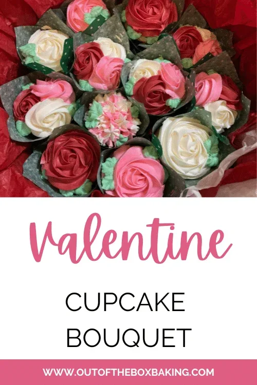 valentine cupcake bouquet