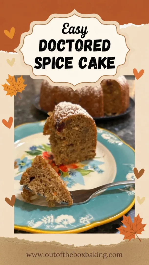 easy doctored spice cake