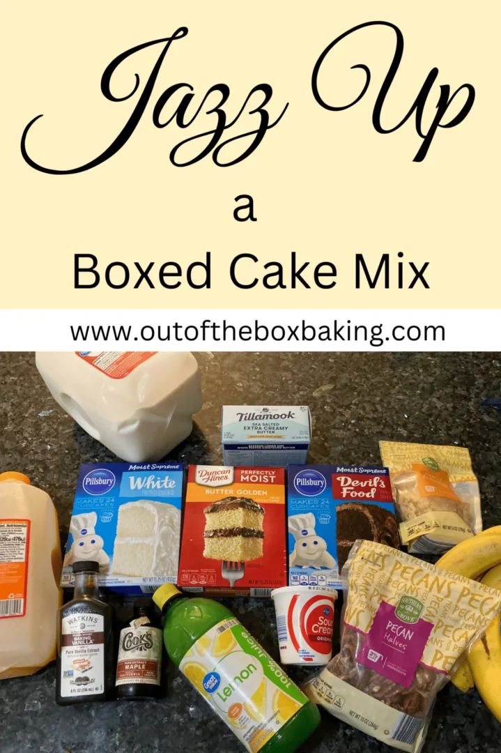 jazz up a boxed cake mix